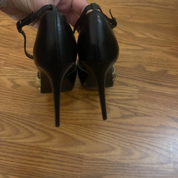 Carlos Leopard Platform Pumps 9.5 - Picture 3 of 4